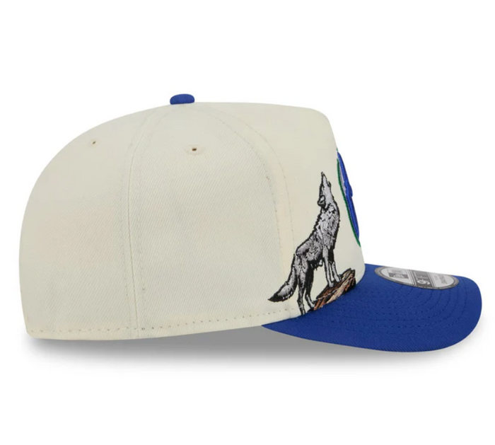 Minnesota Timberwolves HWC Chrome White 9FIFTY A-Frame Snapback