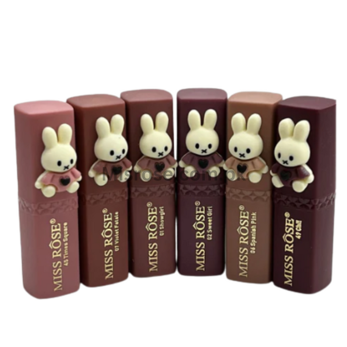 Miss rose Semi Matte Bear Lipstick Set