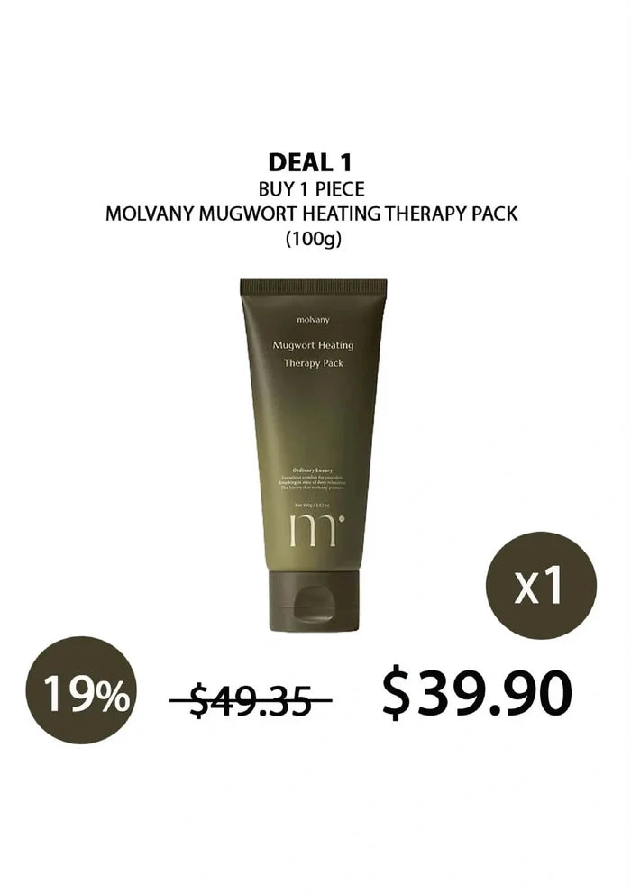 (BUY 1) MOLVANY MUGWORT HEATING THERAPY PACK