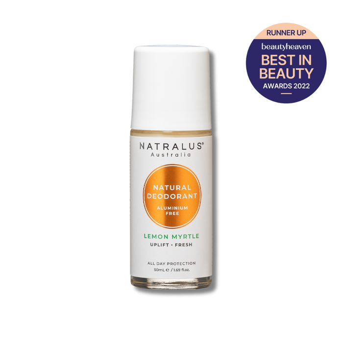 Natralus Lemon Myrtle deodorant – toxin free, cruelty free and trusted by Australians