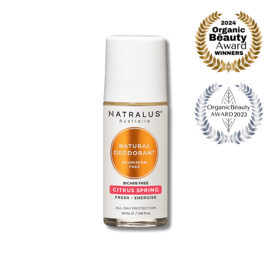Natralus Natural Deodorant Bicarb Free Citrus Spring – aluminium free deodorant for sensitive skin in Australia