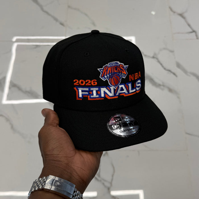 New York Knicks Big FINALS Black 950 Classic 2026 Snap Back