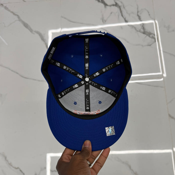 New York Knicks NBA 2026 Finals Triangle Royal 950 Classic Snap Back