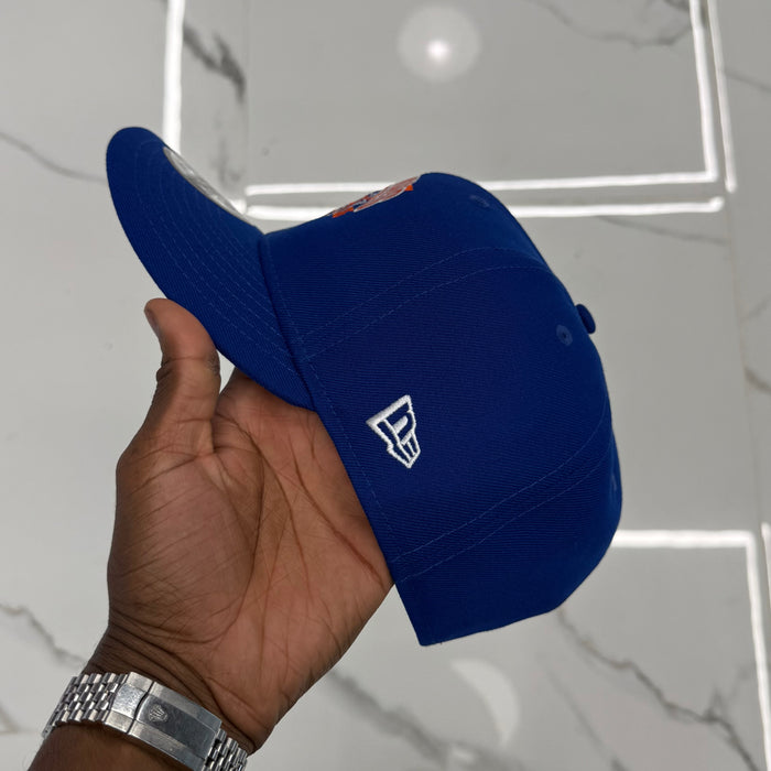 New York Knicks NBA 2026 Finals Triangle Royal 950 Classic Snap Back