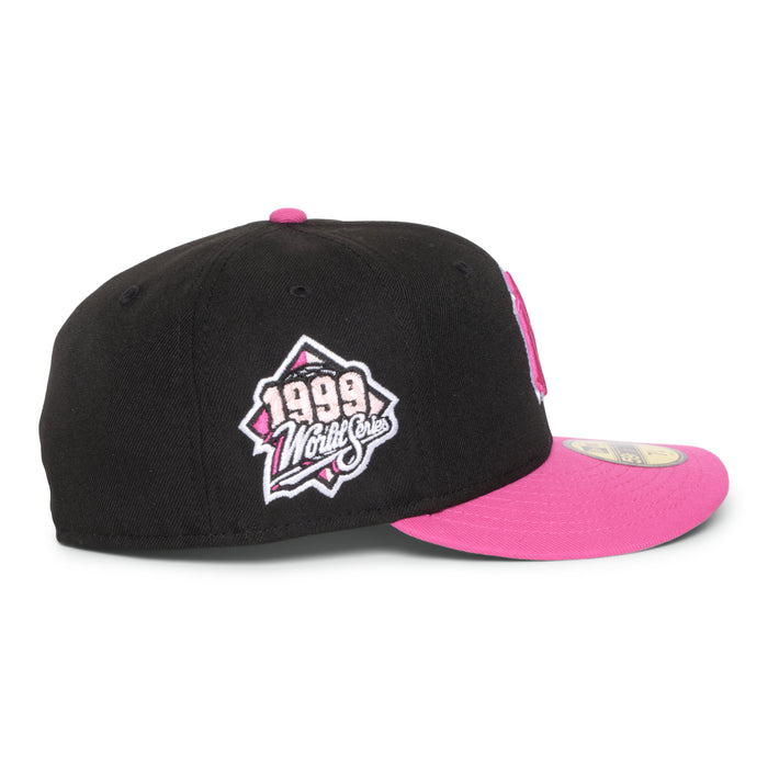 New York Yankees Black & Beetroot Pink 99 World Series Grey uv