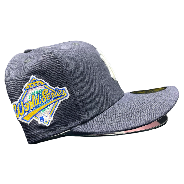 New York Yankees Navy Pink UV 1996 WS "Pink Patch"