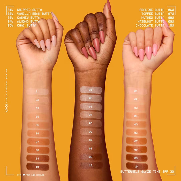 NYX Buttermelt Glaze Skin Tint SPF30 1.01oz/ 30ml