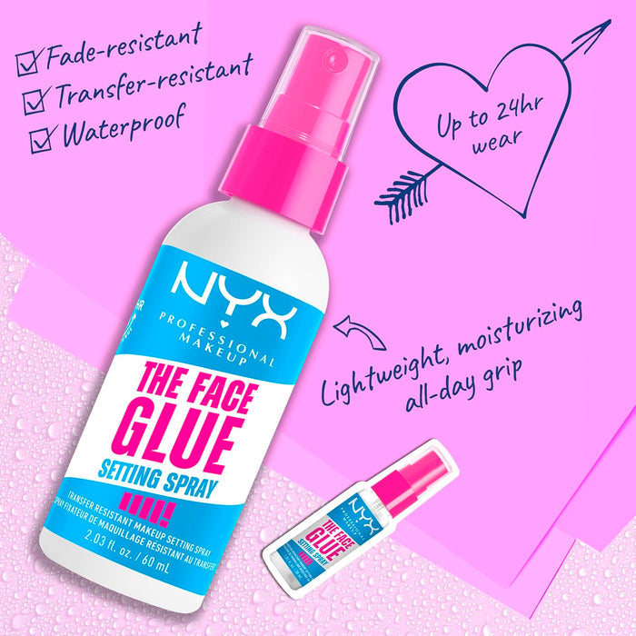 NYX The Face Glue Setting Spray 2.03oz/ 60ml