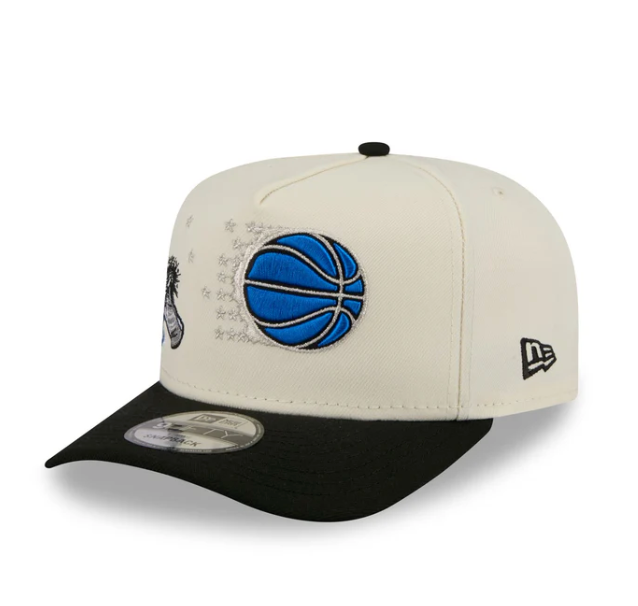 Orlando Magic HWC Chrome White 9FIFTY A-Frame Snapback