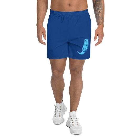 Otter Club Men's Athletic Long Shorts (Navy) - Billyforce Shop