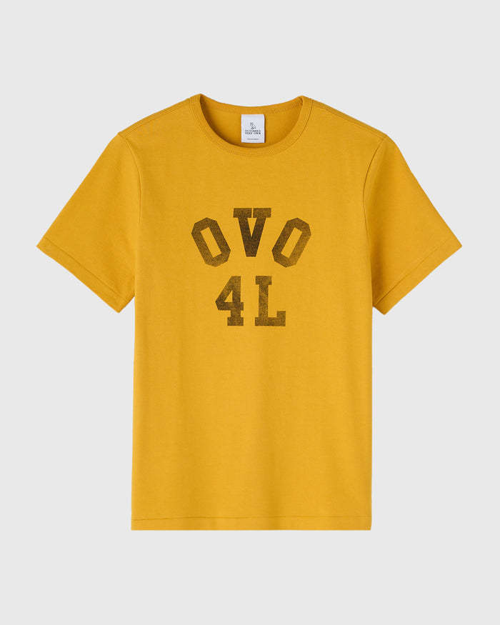 OVO4L Ladder Stitch Tee - Alphonso Mango