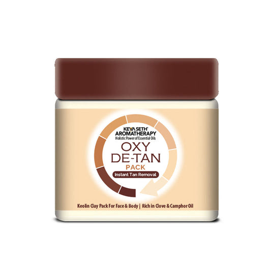 Oxy De Tan Removal for Glowing & Lighting oil Control, Anti Acne & Pimples Blemishes Pigmentation De Tan pack for Face & Body – No Ammonia & Bleach - Keya Seth Aromatherapy