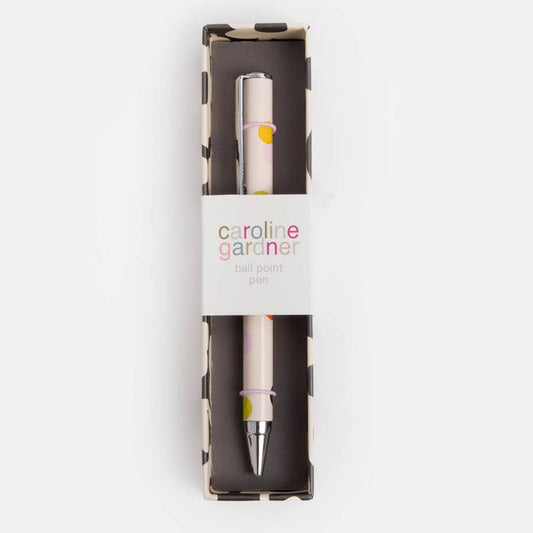 Pale Pink Dotty Boxed Pen