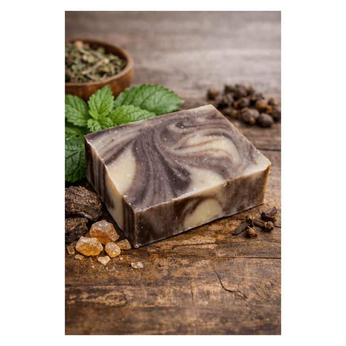 Sensible Co. Patchouli Swirl Bar Soap Lifestyle