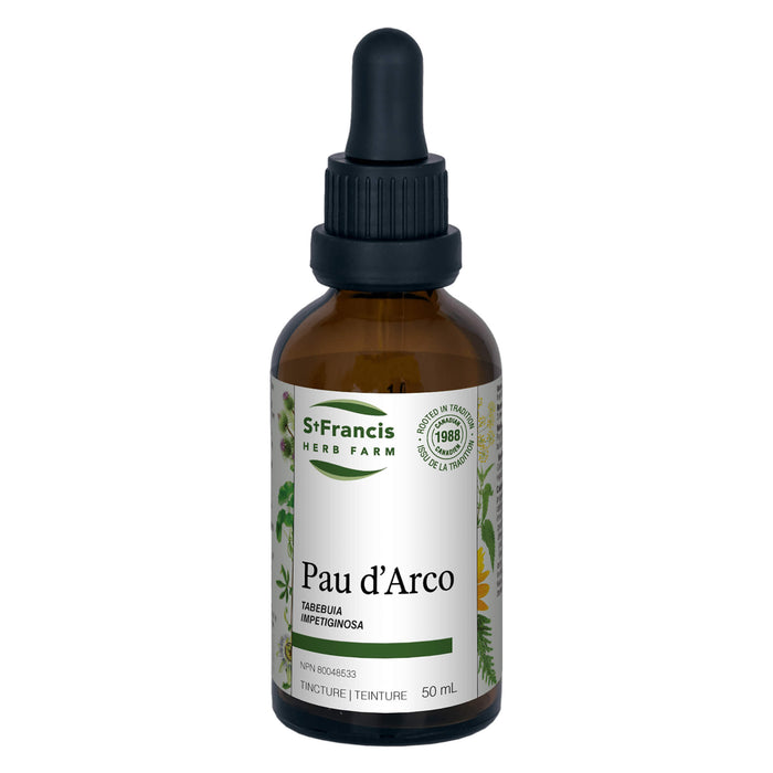 Dropper Bottle of St. Francis Herb Farm Pau d'Arco 50ml