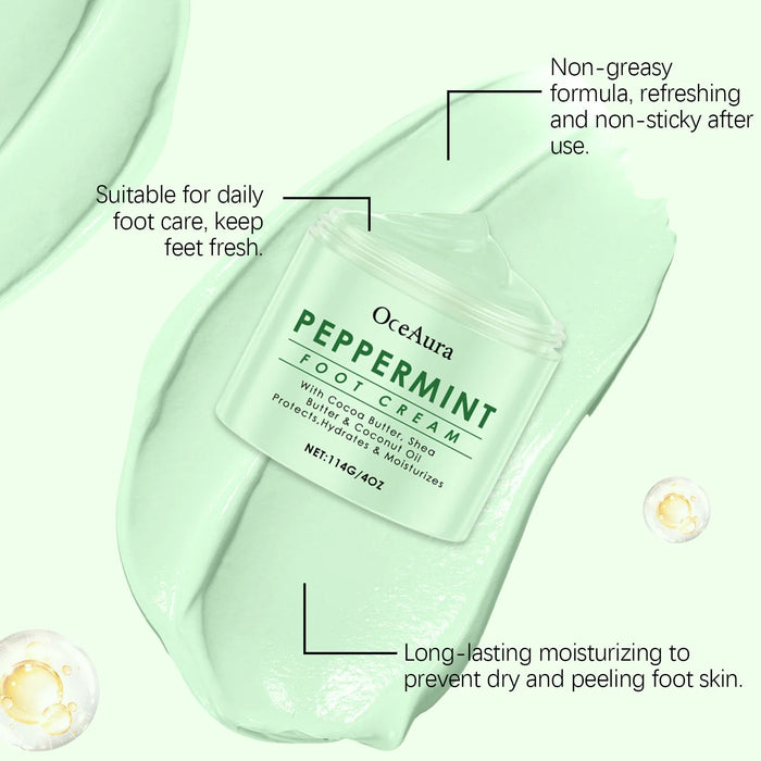 Peppermint Moisturizing Foot Cream