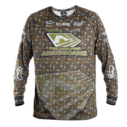 Philadelphia Americans - ICC - Hostilewear Skulls Dry Fit - Event Jersey