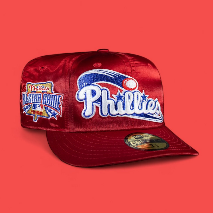 Philadelphia Phillies All Satin Red Script 1996 ASG