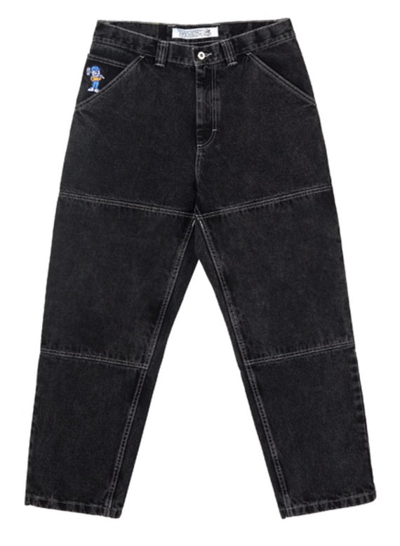 POLAR 93! WORK PANTS WASHED BLACK
