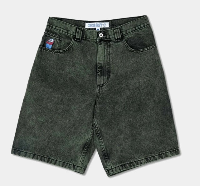 POLAR BIG BOY SHORTS MINT BLACK