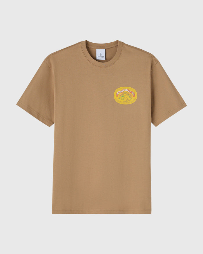 Pom Pom Banner Tee - Camel
