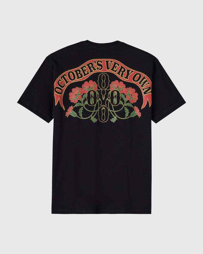 Pom Pom Banner Tee - Black