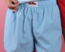 Preorder LM-Baby Blue Ole Miss Shorts