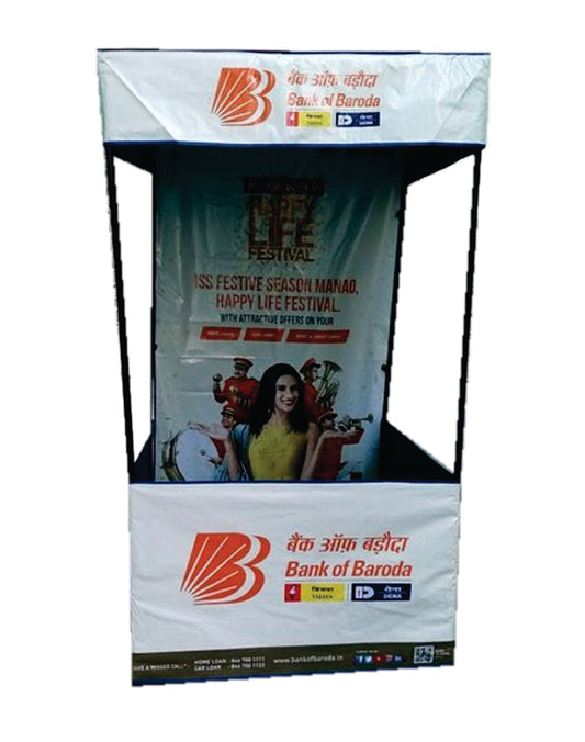 Promotional Canopy Tent - Demo Tent with Print Size in Feet   4' X 4' X 7' Rs  2450