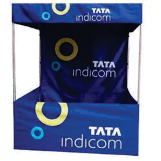 Promotional Canopy Tent - Demo Tent with Print Size in Feet   4' X 4' X 7' Rs 2450