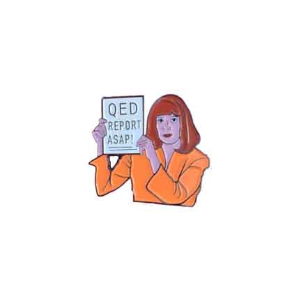 QED REPORT ASAP - Enamel Pin