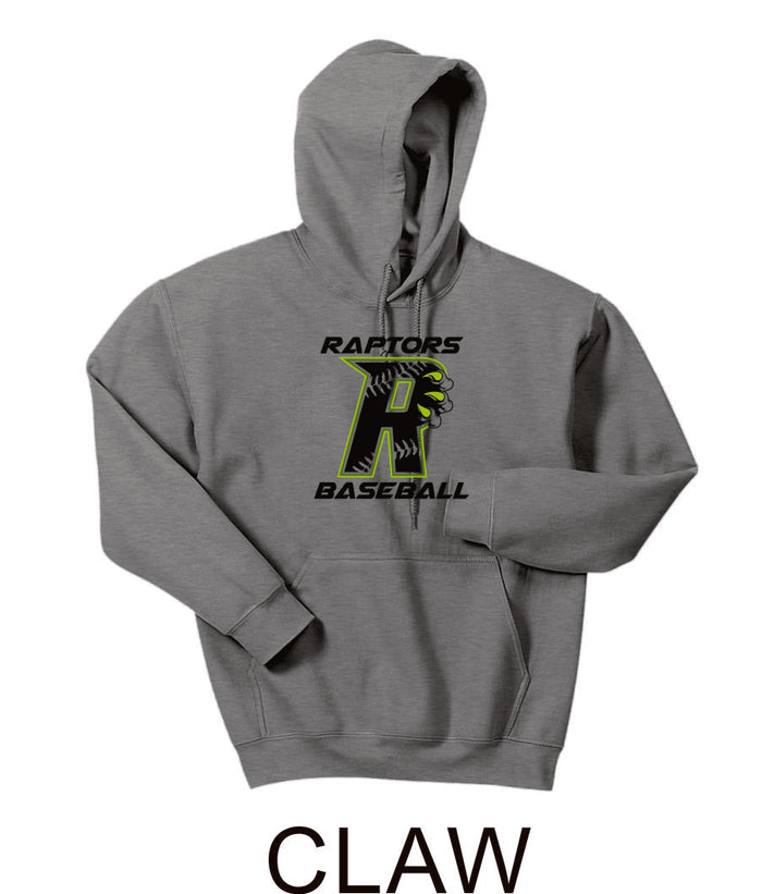 Raptors Baseball Hooded Sweatshirt- 5 designs- Matte or Glitter