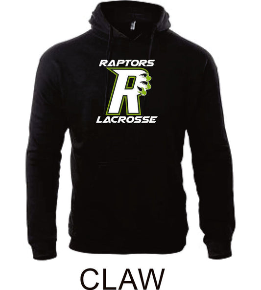 Raptors Lacrosse Adult Unisex Premium Hoodie- 5 designs- Matte or Glitter