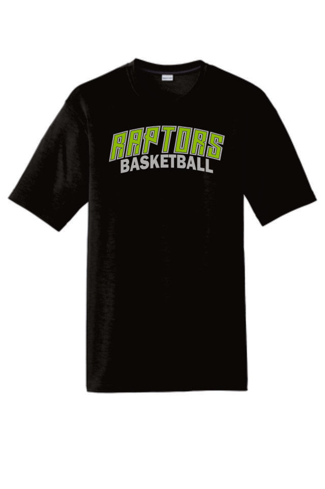 Raptors Sport-Tek Unisex Tee - 4 Sports- Matte or Glitter