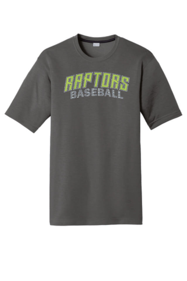 Raptors Sport-Tek Unisex Tee - 4 Sports- Matte or Glitter
