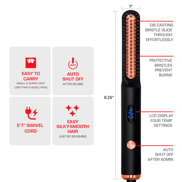 Red By Kiss Heat Real Brush Hot Brush