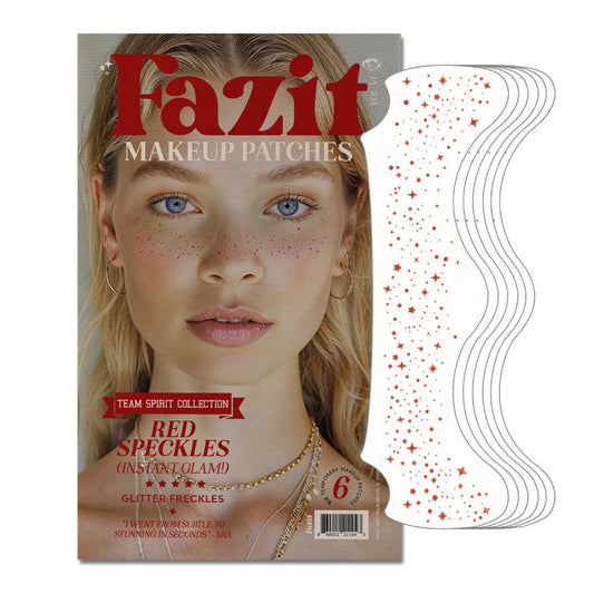 Red Spirit Speckles Makeup Patches - Team Spirit Collection