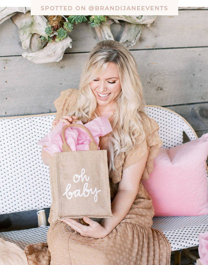 Reusable Gift Tote - Oh Baby