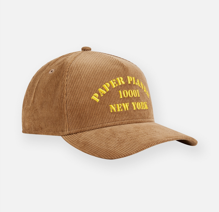 Roc Nation Paper Planes Corduroy Wheat 940 Snap Back