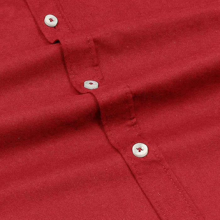 Ruby Red Oxford Shirt.