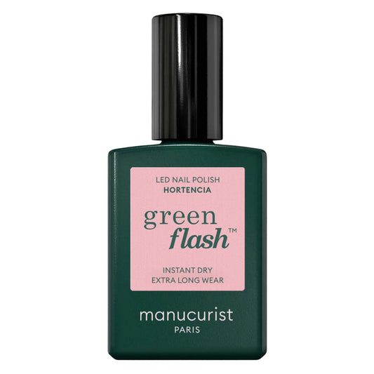 Bottle of Manucurist Semi-Permanent LED Green Flash - Hortencia 15mL