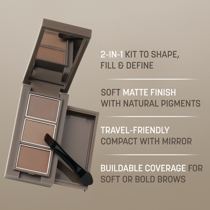 Sensational 3 Color Eyebrow Kit