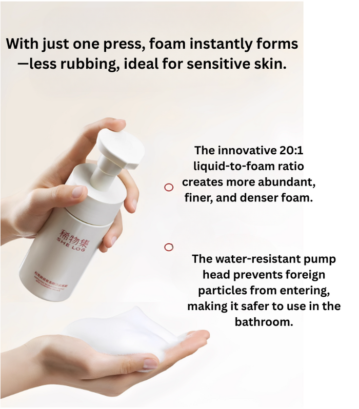 SHE LOG Matsutake Mushroom Amino Acid Cleansing Mousse 150ml