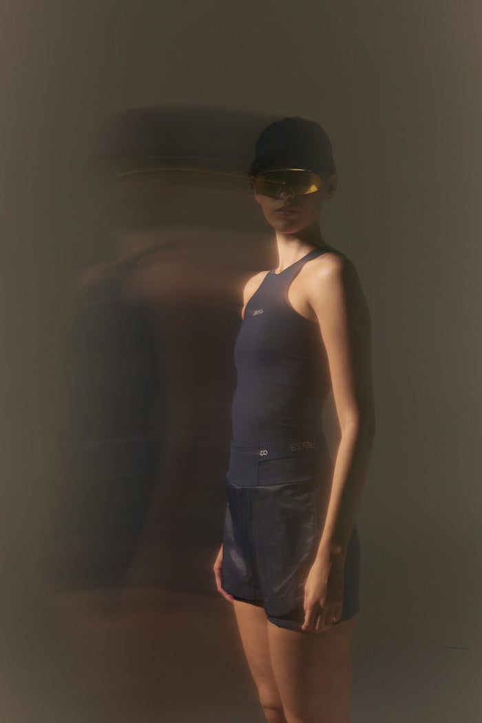 Short Feminino Run Pro Marinho