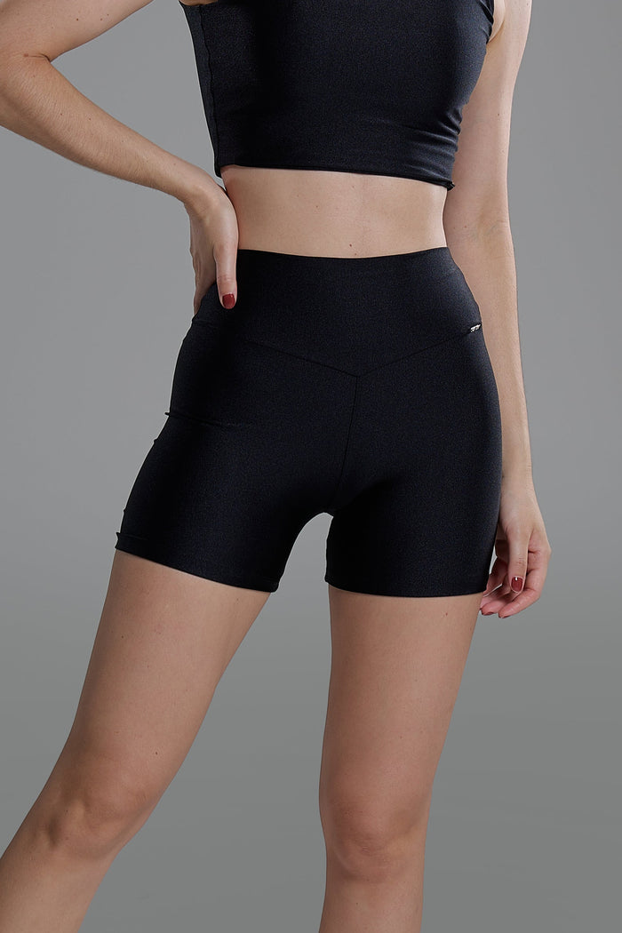 Short Metalic Preto