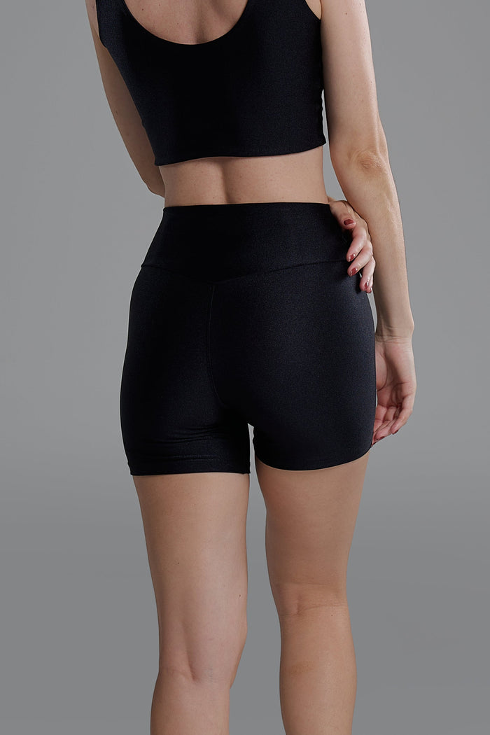 Short Metalic Preto