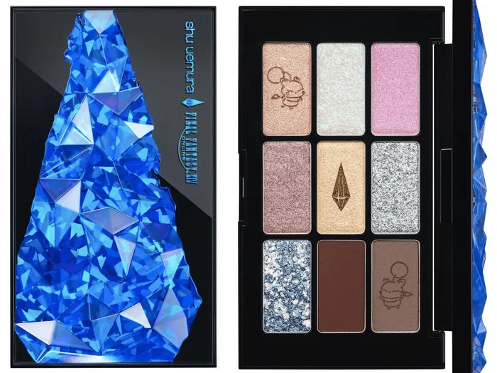 shu uemura x FINAL FANTASY XIV kupo! crystal eyeshadow palette