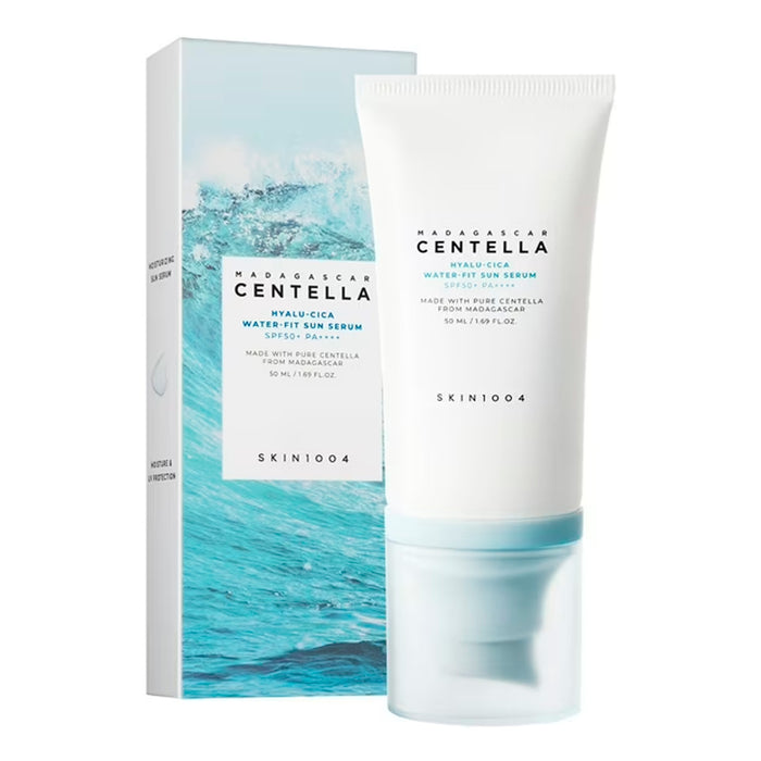 Skin1004 Madagascar Centella Hyalu - Cica Water - Fit Sun Serum SPF50 1.69oz/ 50ml