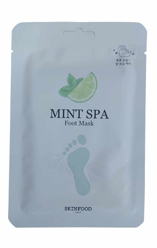 SKINFOOD Mint Spa Foot Mask جوارب للقدم