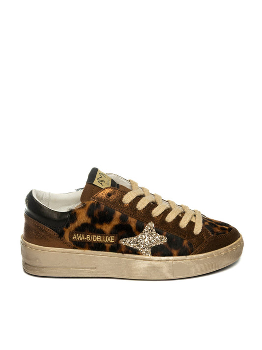 AMA BRAND DELUXE Sneaker slam animalier SLAM D 4347-LEOPARD