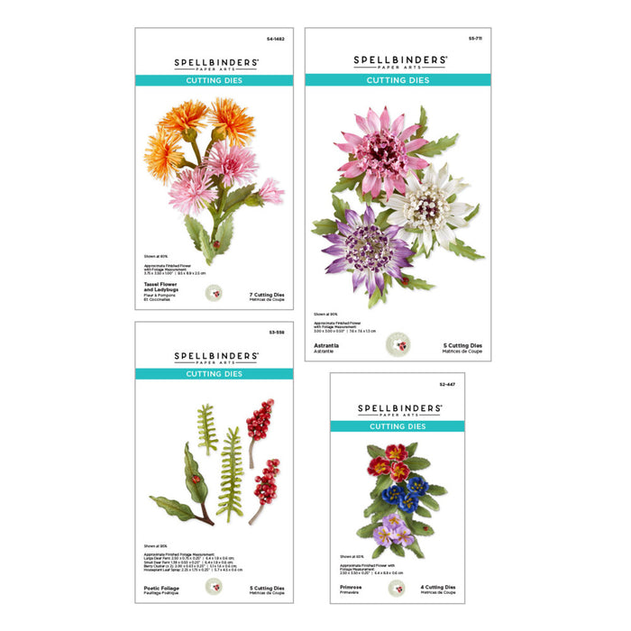 Spellbinders - Die Bundle - Serenity Garden. Available at Embellish Away in Bowmanville Ontario Canada.